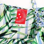 Red Carter Palm Party Swim Cover Mini Dress Tropical Hawaiian Aloha Vacation Photo 11