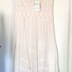 Farm Rio Dress Anthropologie Crochet Maxi Strapless Beach White XL NWT Photo 0