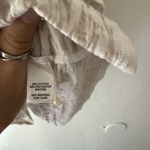 Cato  Y2k Tuscan Large White‎ Gray Short Sleeve Rhinestone Scroll Print Top Photo 4