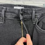 Good American Size 27 Black Good Legs Raw Hem Skinny Jeans Photo 2