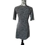 Title Nine  Womens Sayonara Cafe Dress Black Athletic Stretchy Small Short Sleeve Photo 2