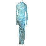 SIEDRES Arni Long Dress in Multi 38 New Womens Cut Out Maxi Jersey Gown Blue Size undefined Photo 5