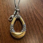 Brighton #404  Gold and Silver Pendant Necklace Photo 3