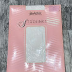 Frederick's of Hollywood FREDERICK’S WHITE JESSICA STOCKINGS Floral Lace NEW Medium Photo 0