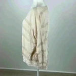 Free People  Tan V-Neck Long Sleeve Top Size M Photo 2