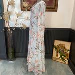 Belle & Bloom In Your Dreams Blue Floral Long Sleeve Maxi Dress Photo 4