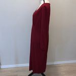 SheIn  curve red 2X long sleeve v-neck maxi dress Photo 3