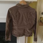 Gap Vintage Y2K Velvet Trucker Jean Style Jacket Brown - Sz Small Photo 1