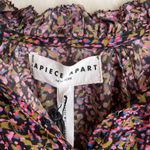 Apiece Apart Betina Blouse in Tiny Petals Magenta Photo 5