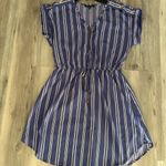 New Glory Blue Striped Dress Photo 6
