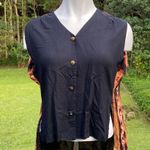 Naturally Yours Honolulu Hawaii Women’s Attached Vest Layered Blouse Size Medium Photo 37