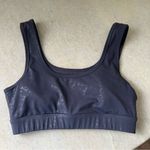 Zyia Active Animal Print Blue Iridescent Sports Bra Size M Photo 0