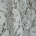 Beautiful Alessia Massimo Lace Fringe Sequin Tunic Dress Coverup Boho size S/M White Photo 12