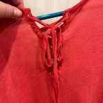 Anthropologie  T.LA Pink Tie Back detail Short‎ Sleeve Top size Small Photo 2