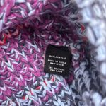 525 America  Sweater Ombre Cowl Neck Blue Purple Red Orange preppy Womens Small Photo 2