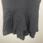 Catherine Malandrino  Womens Black Sleeveless Peplum High Low Top Size Small‎ Photo 3