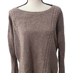 American Eagle Pullover Sweater | Taupe Textured Knit Photo 0