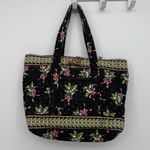 Vera Bradley New Hope Bow Quilted Tote Bag Retired Cotton Coquette Photo 0