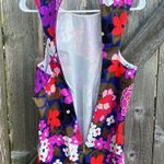 Trina Turk Like New Cosme Greenhouse Floral Stretch Racerback Dress Size 8 Photo 9