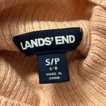 Lands' End Lands’ End Women’s Link Knit Oversized Long Turtleneck Sweater With Rolled Cuffs Photo 4