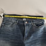 H&M Dark Blue Denim Cut-Off Shorts Photo 4