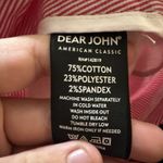 Dear John  Women's Size 30 Pink Striped Cuffed Shorts Casual Summer Cotton Blend Photo 8