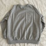 Tennis Prep Bow Ribbon Sweatshirt Gray Photo 3