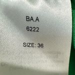 Ganni Green Cutout Twisted Lace Midi Dress Embroidered Floral Long Sleeve 36 4 Photo 7