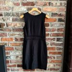 J.Crew Black Tweed Sheath Dress Fringe Detail, 4 Photo 1