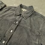 Madewell Women's Oversized Trucker Jean Jacket in Noll Wash Grey Size Small NWT Photo 3
