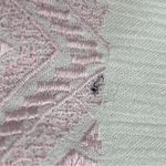 Q&A  Embroidered White navy small lined  boho Dress Photo 15