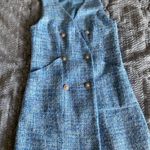 VERO MODA Sleeveless Tweed Blazer Mini Dress Size S Photo 1