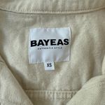 BAYEAS Jacket Cropped Long Sleeve Drop Shoulders Size XS Beige Photo 1