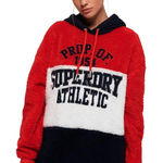 Superdry  Blake Borg Hoodie Pullover Small Medium Streetwear Fleece Photo 0