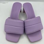 Open Edit slip on purple heel sandals women’s size 5M Photo 1