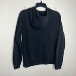 Nike  black hoodie sweatshirt white logo women's size small kangaroo pocket Photo 3