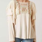 Free People  Cienga Embroidered Tiered Top Photo 0
