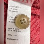 Weatherproof  Vintage Red V Neck Red Button Down Tie Front Blouse - Large - VGUC Photo 4