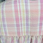 Miss Elaine Sz M Seersucker House Coat Robe Nightgown House Dress Full Zip Pink Size M Photo 14