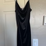 Velvet Mini Dress Black Photo 0