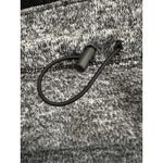 Victoria's Secret PINK  Crop Sweater Size Small Gray Knit Half Zip Drawstring Photo 7