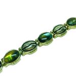 Gold Tone Coffee Beans Link Bracelet Photo 4