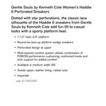 Gentle Souls NEW  Kenneth Cole Haddie Perforated Sneakers Platform Pink Size 9.5 Photo 5