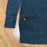 Lululemon The Sweater Life women's black waffle knit sweater tunic top Photo 7