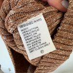 Intermix NWT  Zoey Metallic Rib Knit Tank Top in Beige Photo 6