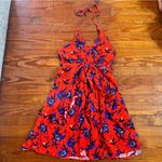 H&M Floral Open Back Halter Dress Photo 0