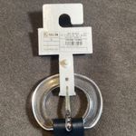 A New Day Women’s Black Belt with Clear Buckle S NWT Photo 3