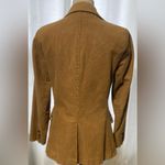 Vintage Adoria 100% Cotton Chic Tan Corduroy Blazer Size 8 Photo 1