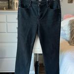 st. john's bay  Jeans Straight Leg Vintage Washed Out Black Womens 12S Photo 2