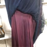 Vintage Abe Schrader 70s Lace Maxi Dress Purple Navy M Size M Photo 6